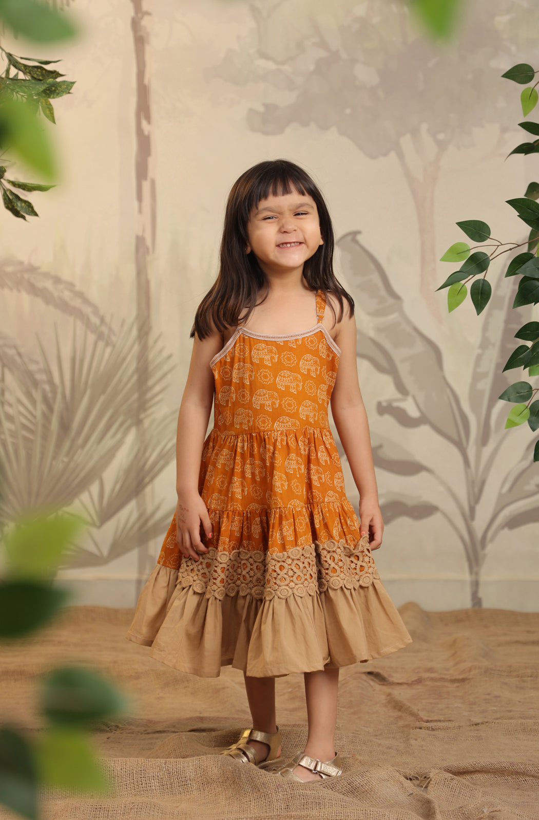 GIRL ELEPHANT FROCK