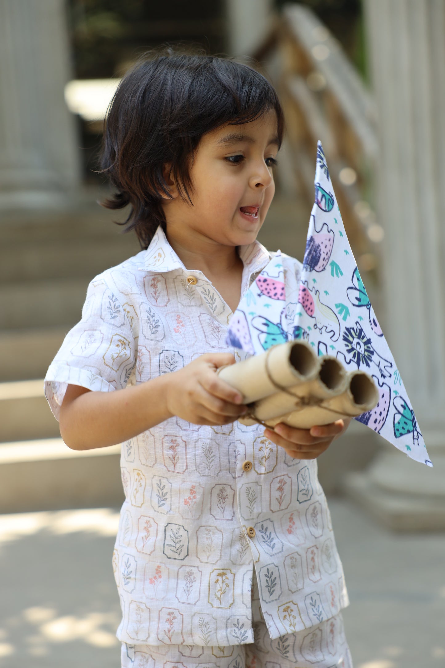 The Arbor Essence Print Pure Linen Coord Sets