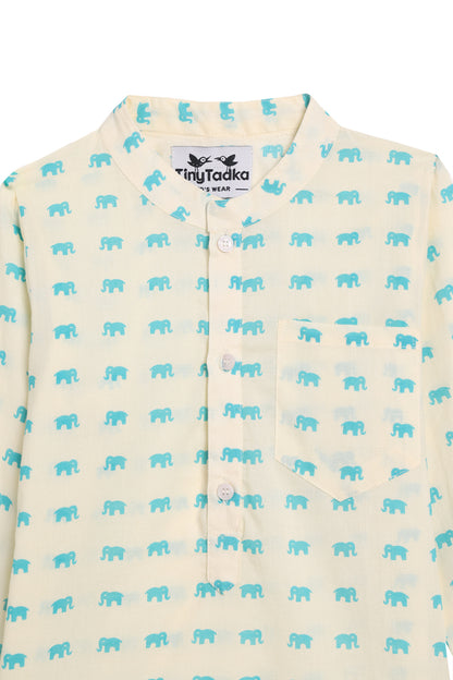 MINI TUSKER KURTA SET