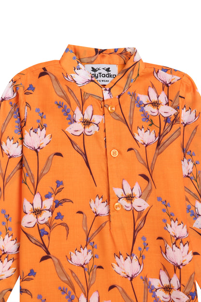 FLORAL WHISPER  KURTA SET