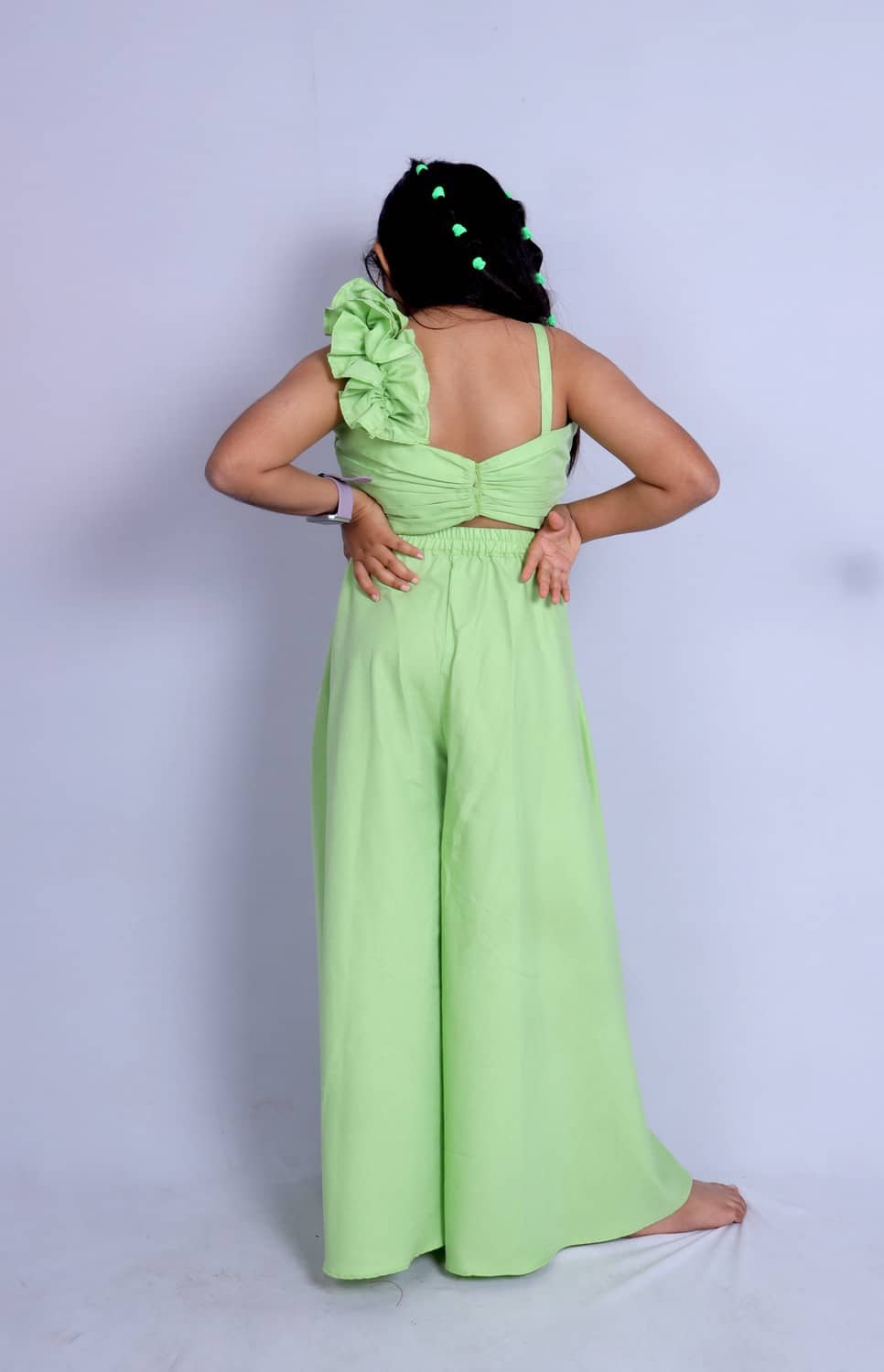 GREEN JUMPSUIT