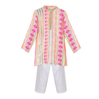 Viscose Lurex Kurta set