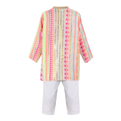 Viscose Lurex Kurta set