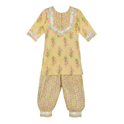 MIRROR BLOCK PRINTED SUIT SET