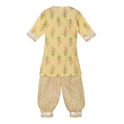 MIRROR BLOCK PRINTED SUIT SET