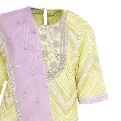 Chinon Kurta and Sharara set