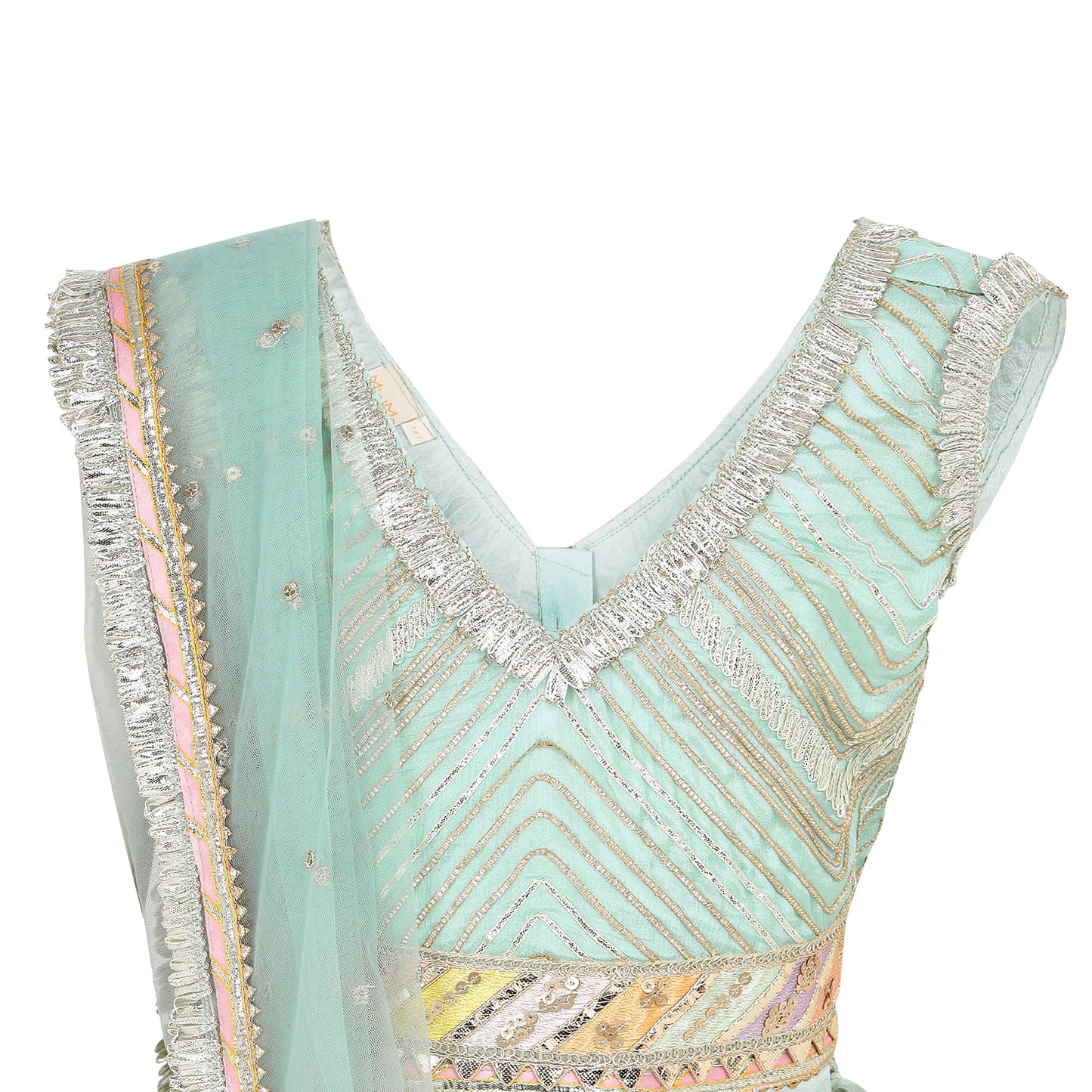 Lehenga with Gota Detailing set