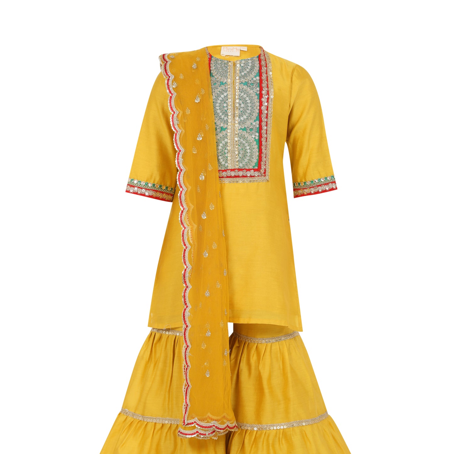 Chanderi Silk Sharara set