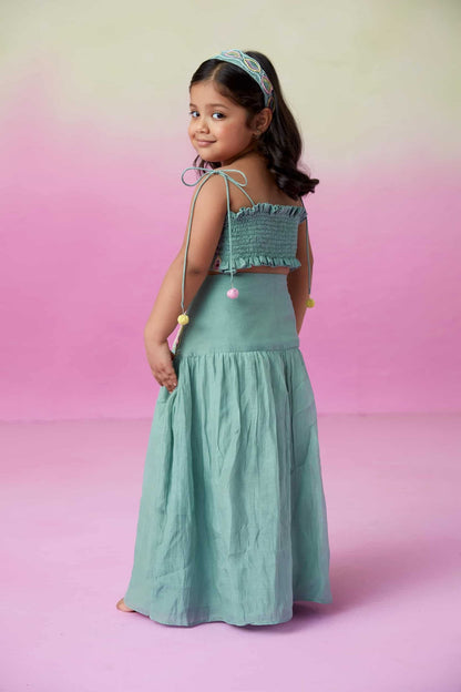 FEATHERLIGHT CLOUD SKIRT TOP SET