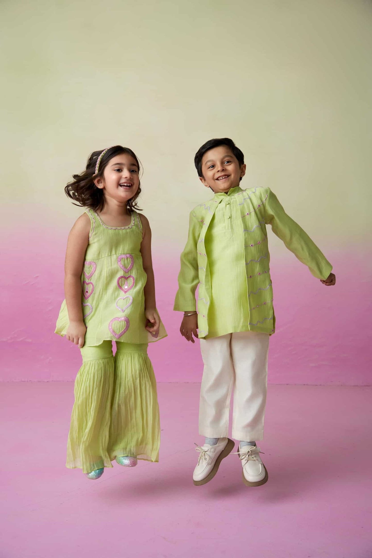 LIME WIRE KURTA SET