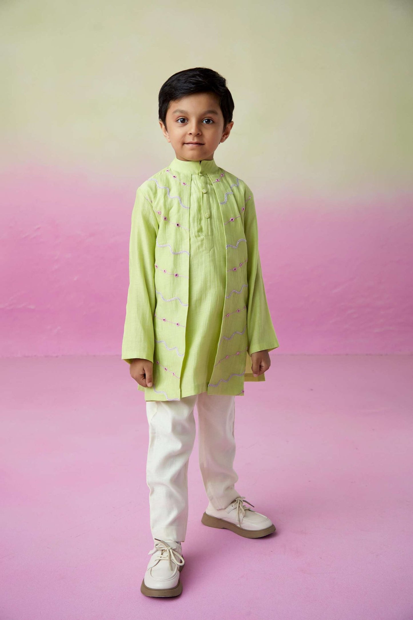 LIME WIRE KURTA SET
