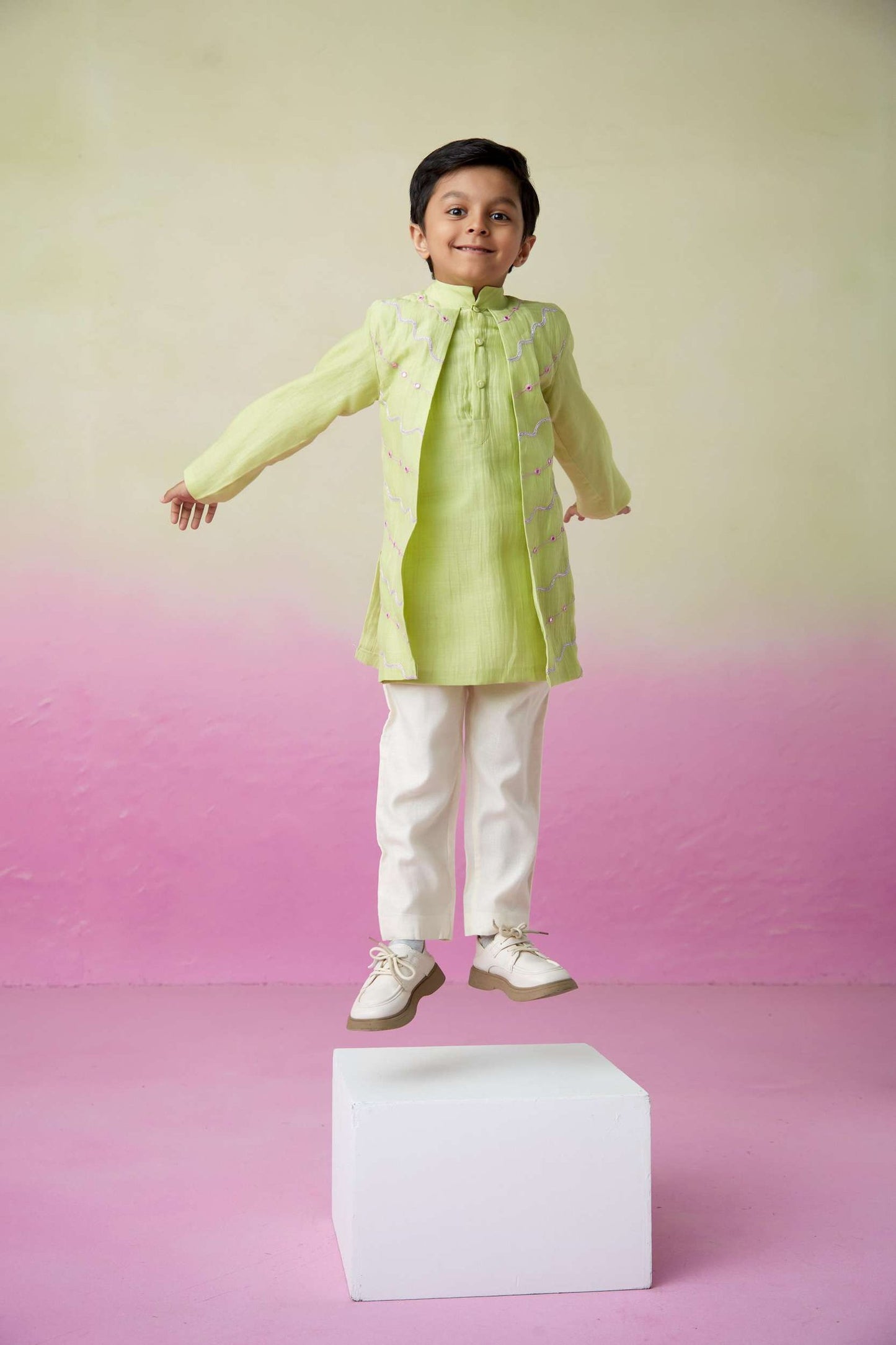 LIME WIRE KURTA SET