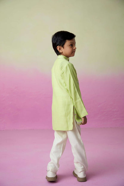 LIME WIRE KURTA SET