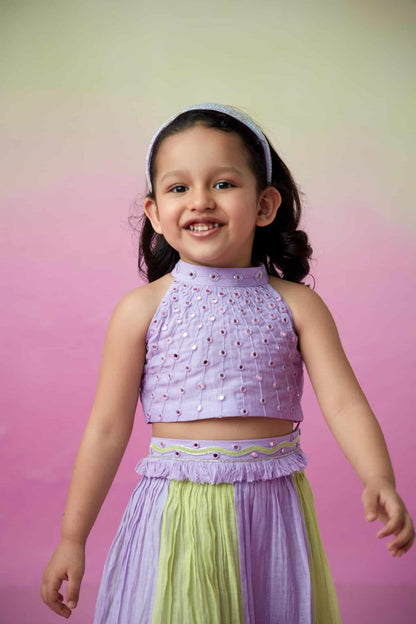 RAINBOW DREAM SKIRT TOP SET