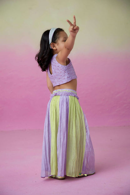 RAINBOW DREAM SKIRT TOP SET