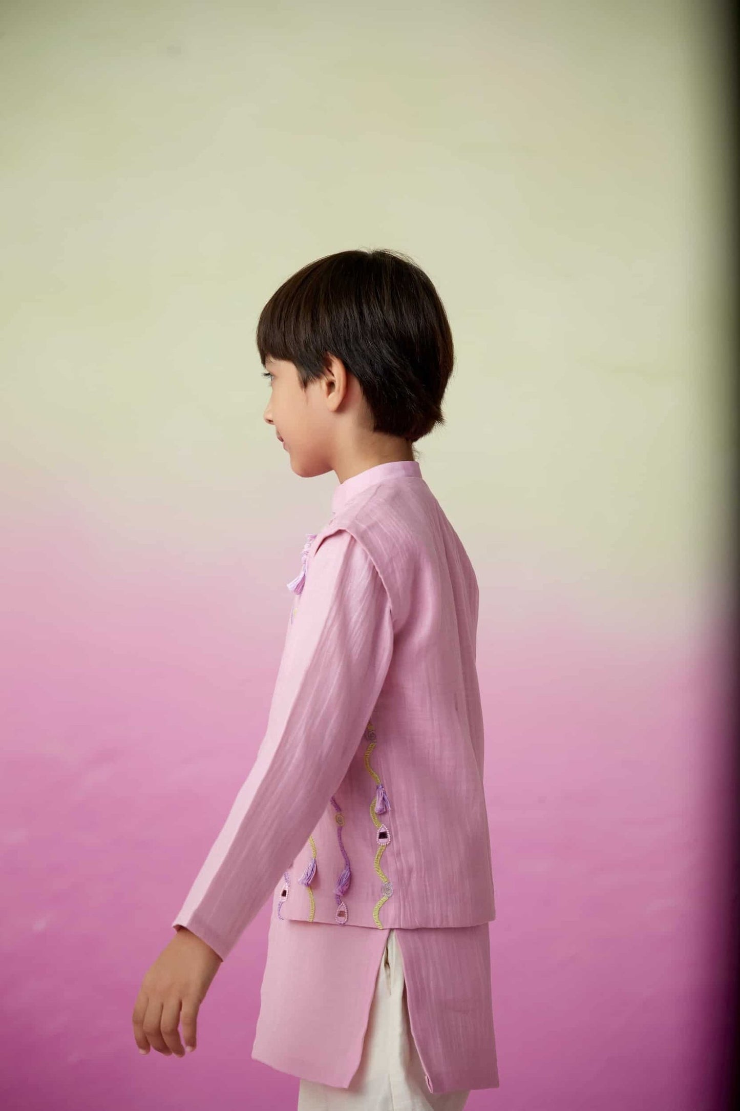 LITTLE EXPLORER KURTA JACKET SET
