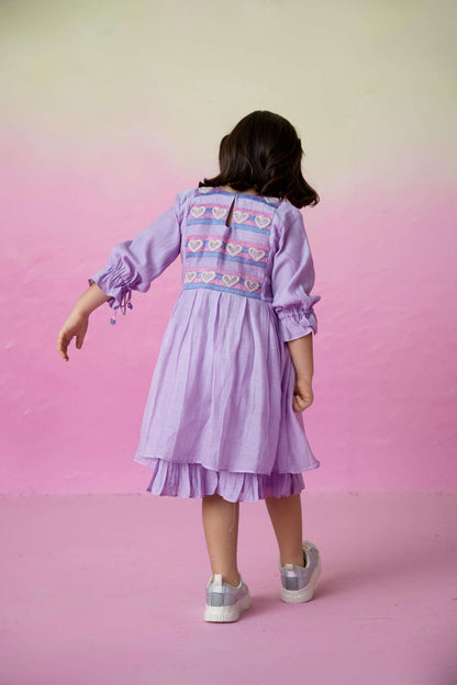 LAVENDER BLOSSOM DRESS