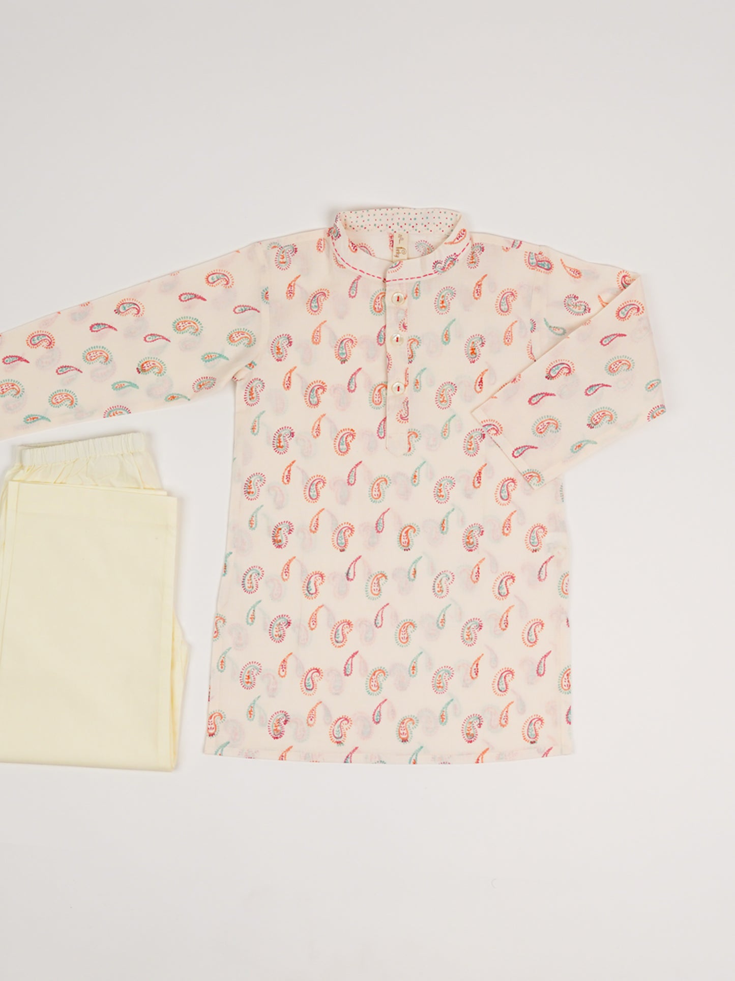 Buta Print Kurta Pyjama Set