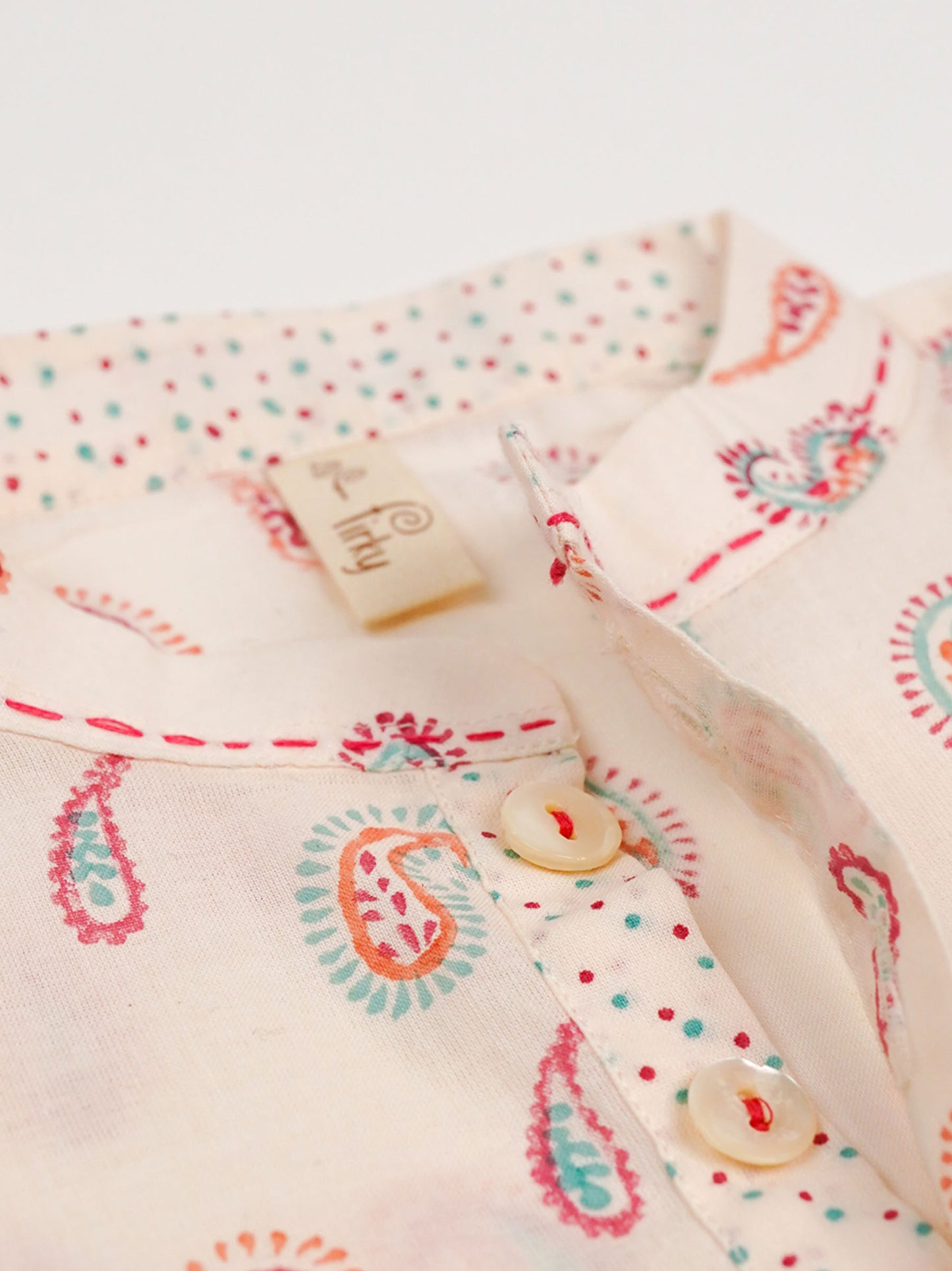 Buta Print Kurta Pyjama Set
