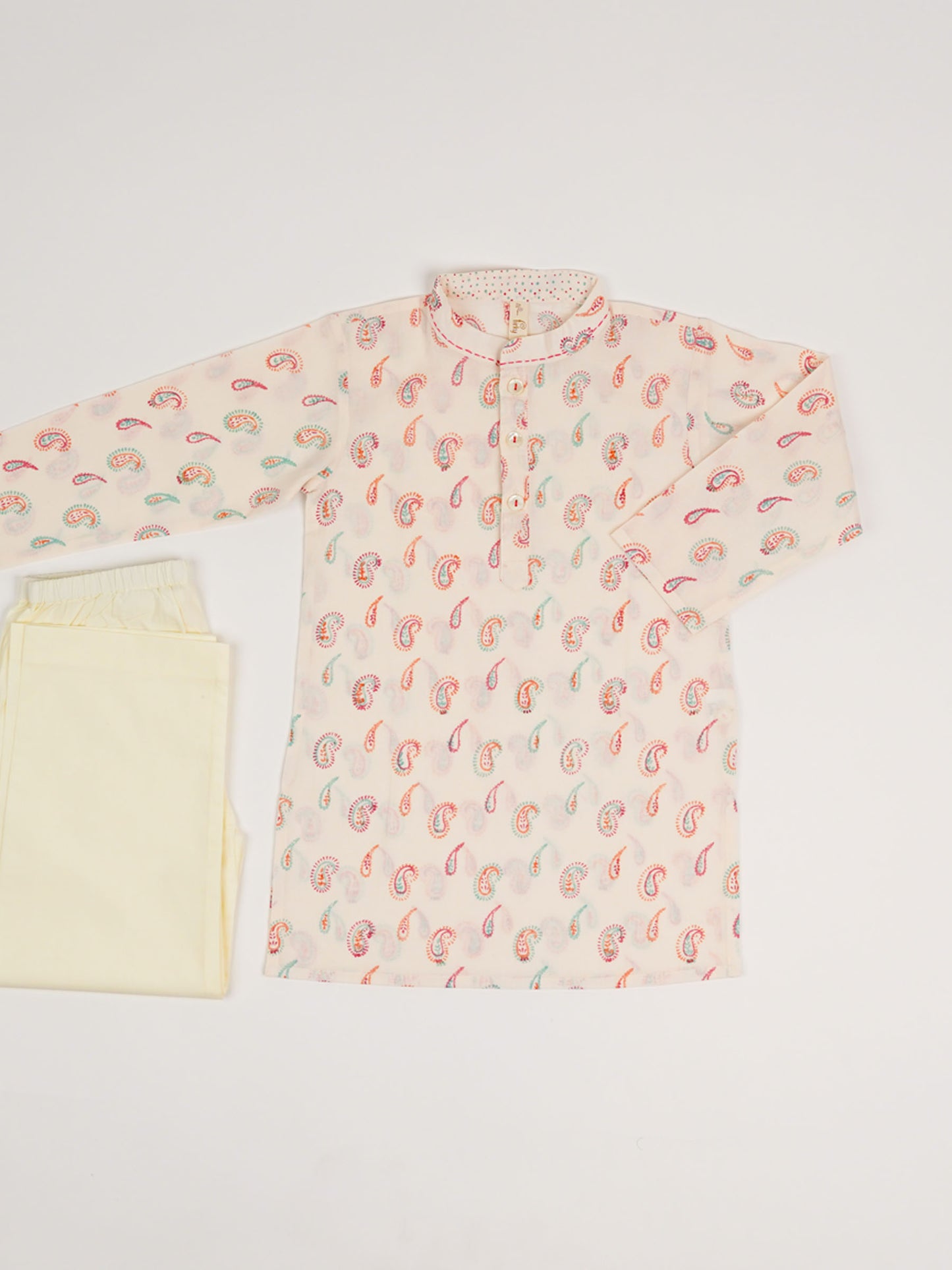 Buta Print Kurta Pyjama Set