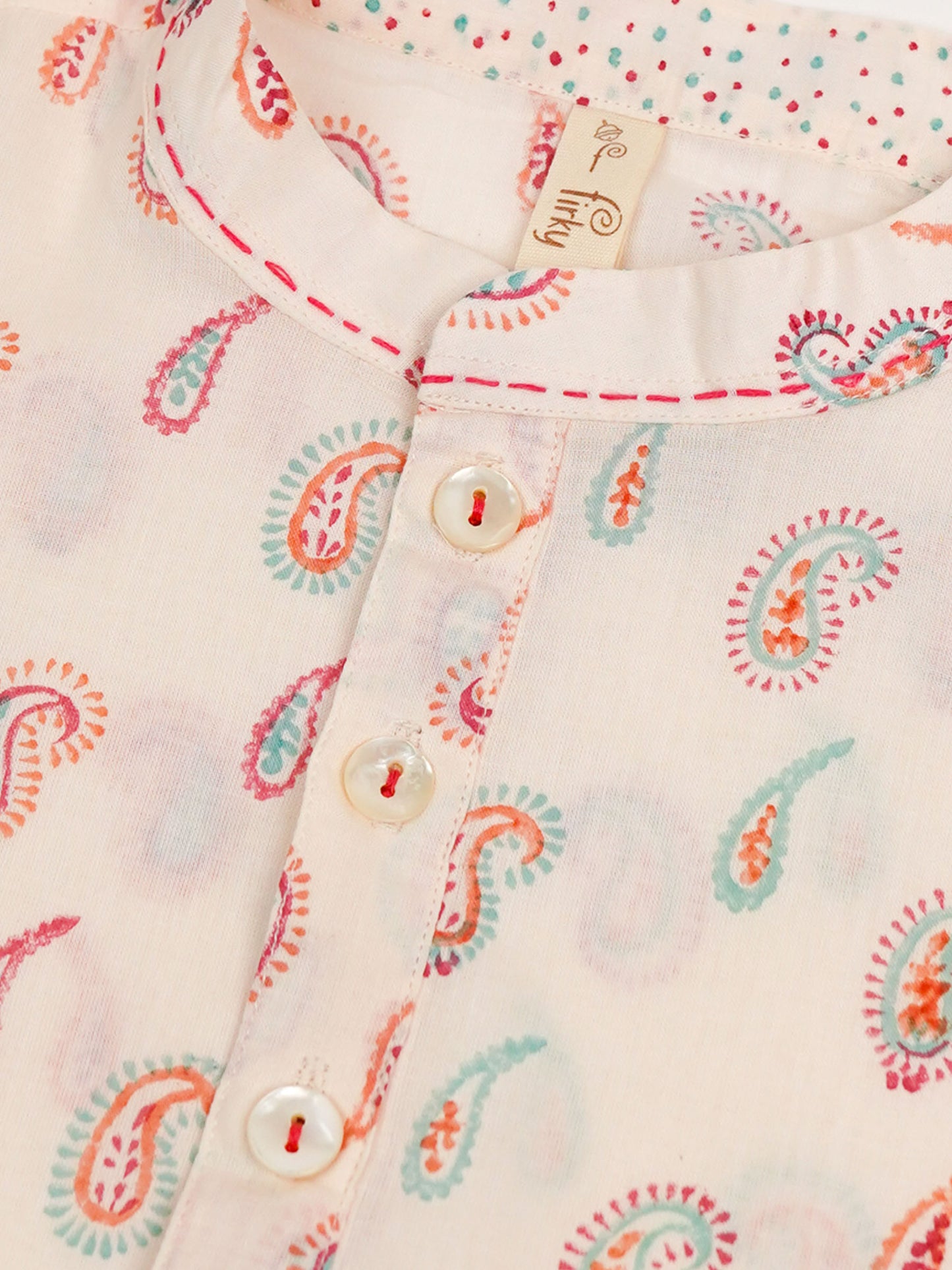 Buta Print Kurta Pyjama Set