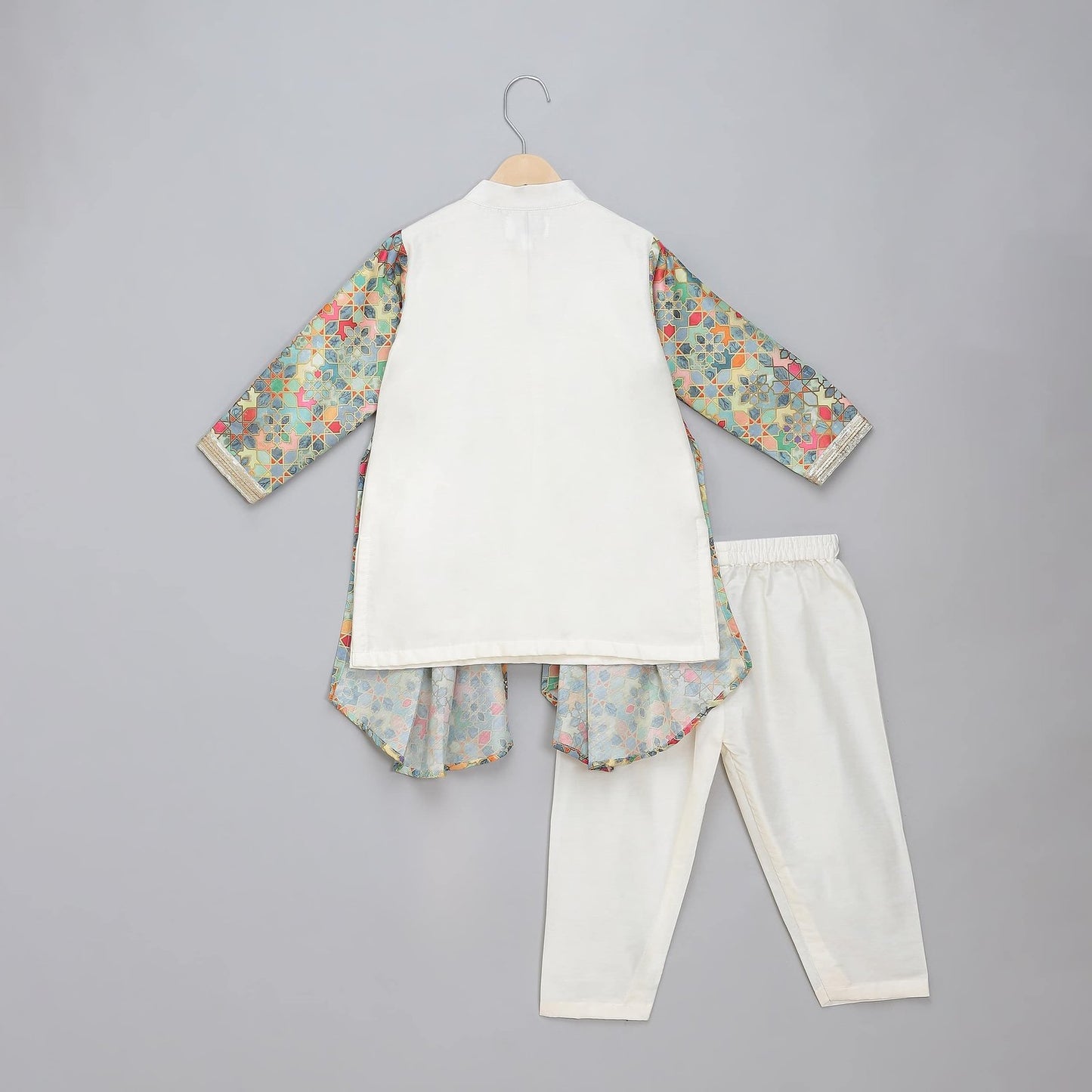 KALIEDOSCOPE PLEATED ETHNIC KURTA SET