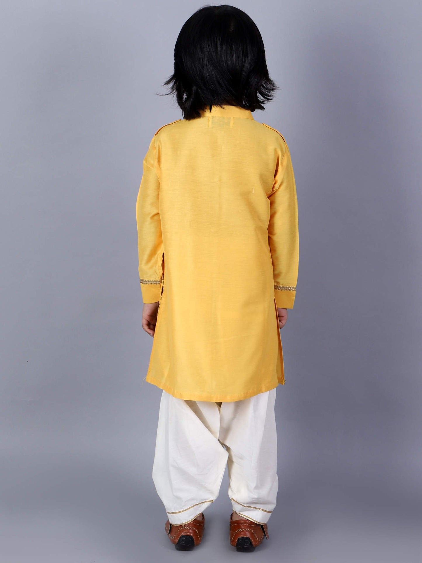 EID MUBARAK EMBROIDERED KURTA WITH SALWAR