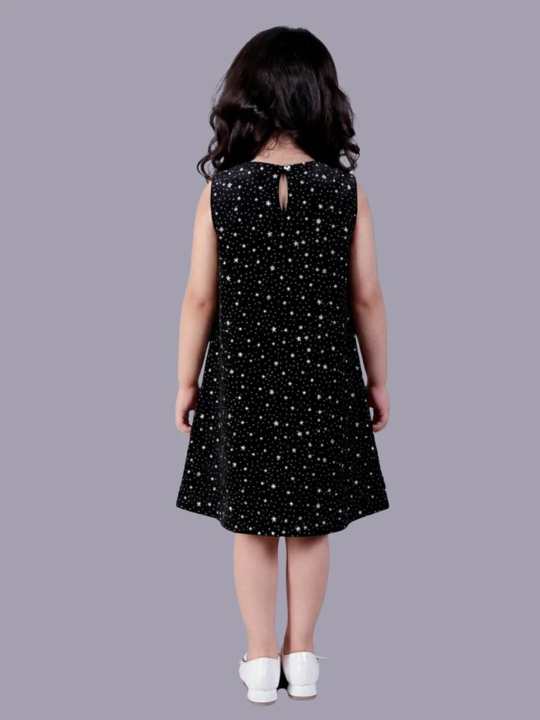 Glam up Girls Party Black Dress