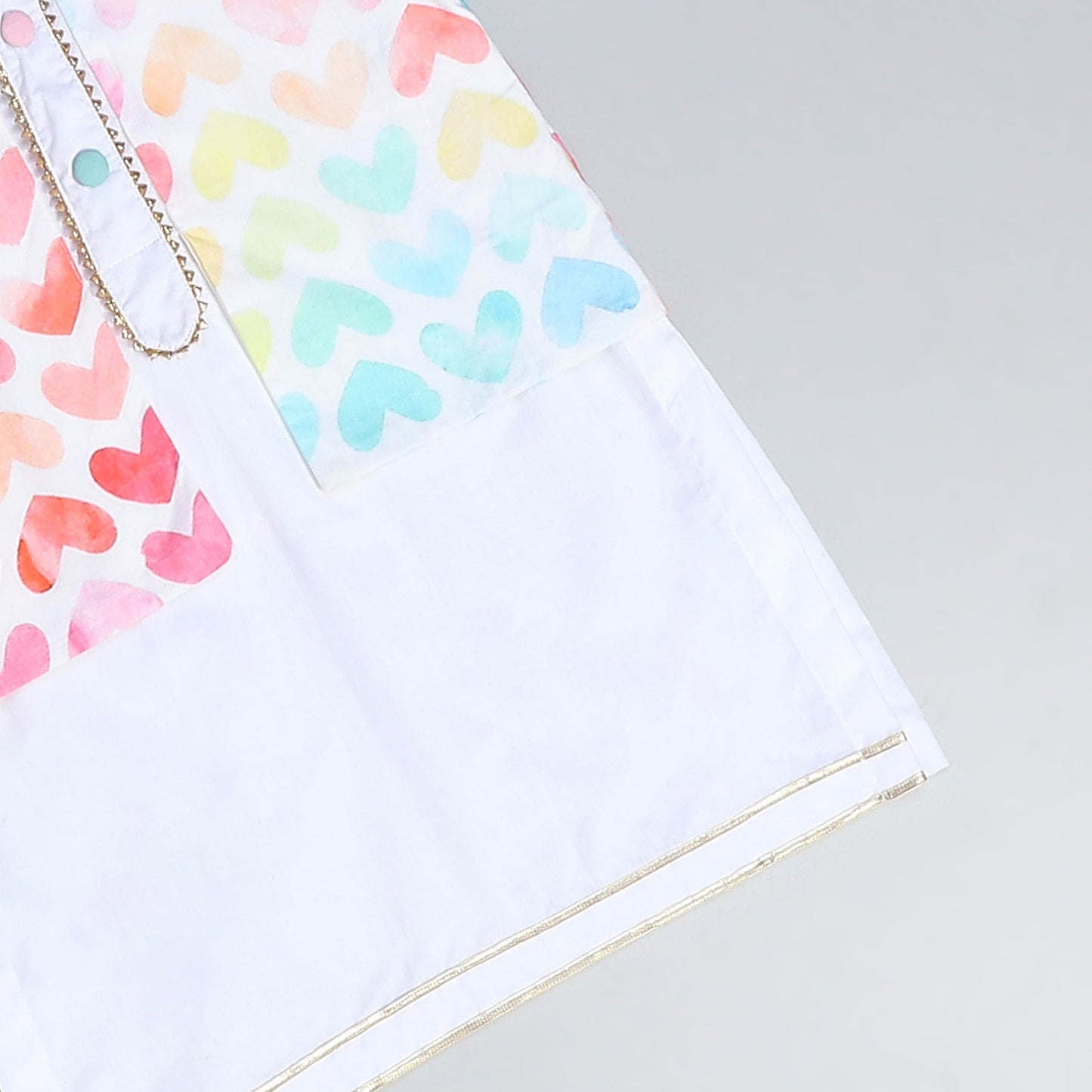 HEART PRINT KURTA PAYJAMA SET
