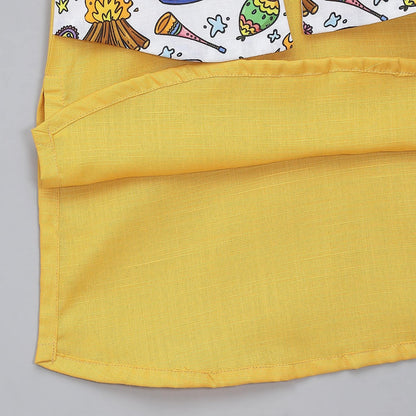 LOHRI PRINTED KURTA PYJAMA SET