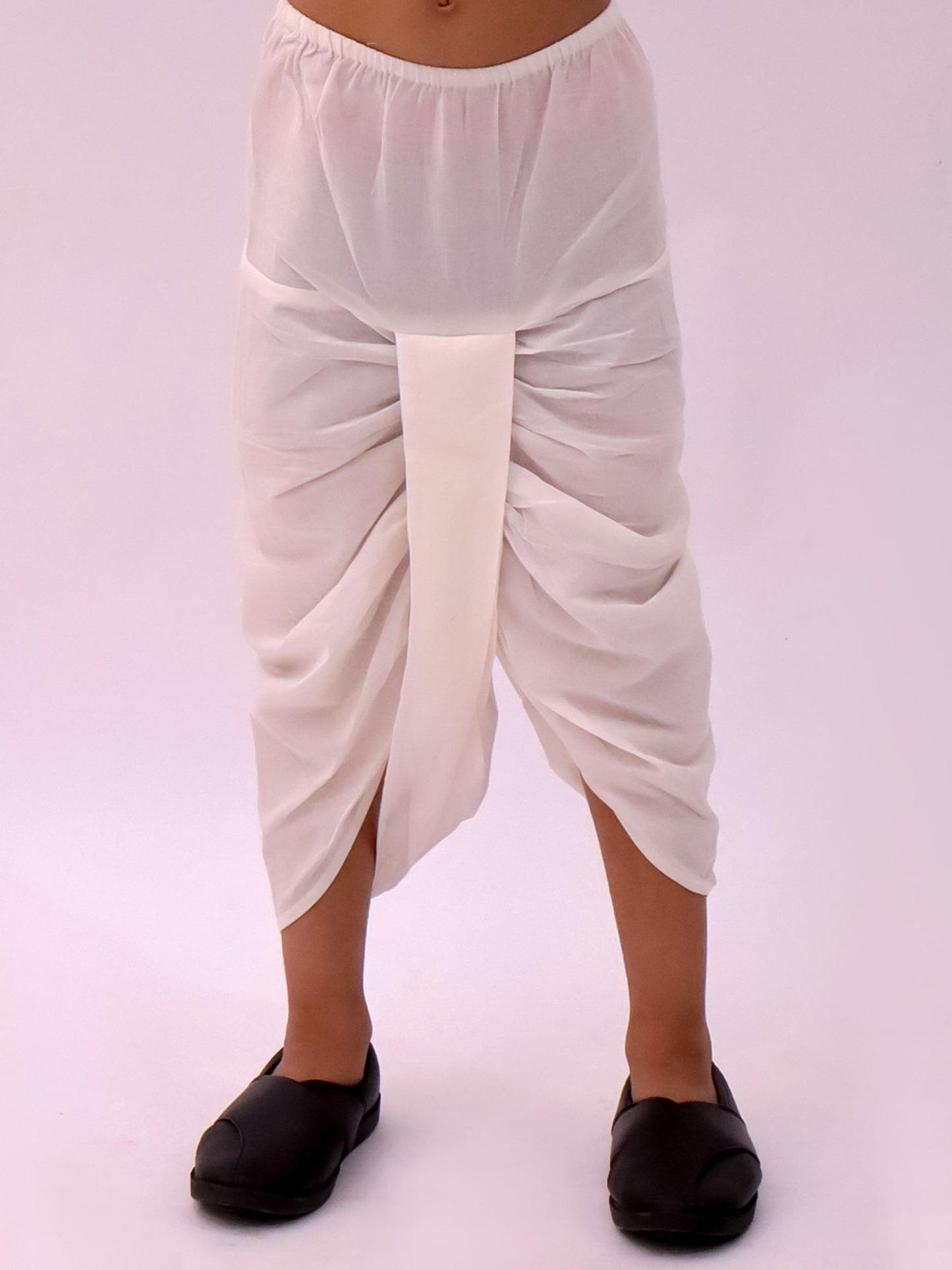 Mishti Peach Kurta Dhoti Set For Boys