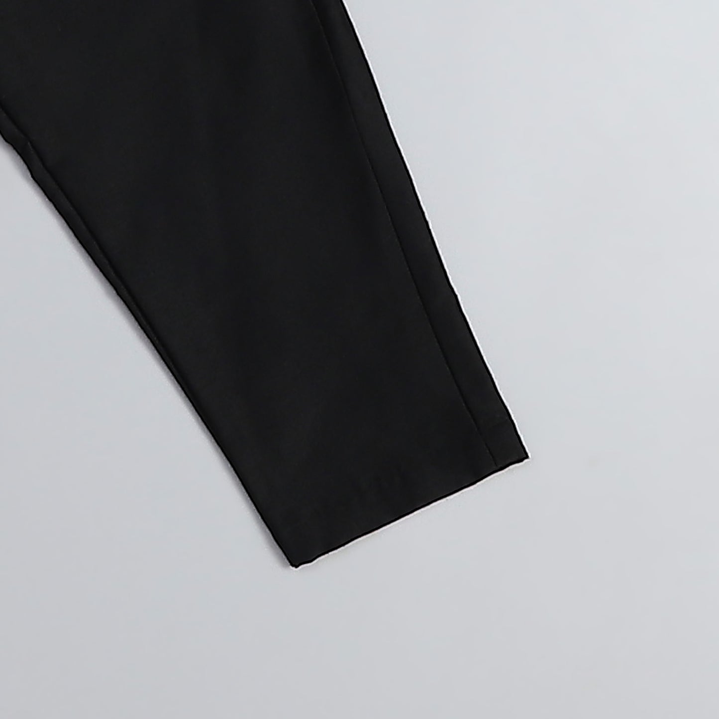 BLACK VELVET KURTA SET WITH CHANDERI PANEL