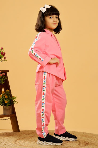 PINK CANDY FLOSS DINO LAND CO ORD SET