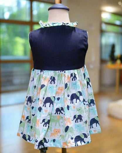 Animal Parade Ruffle Frock