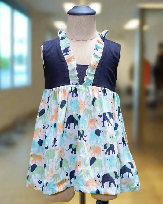 Animal Parade Ruffle Frock