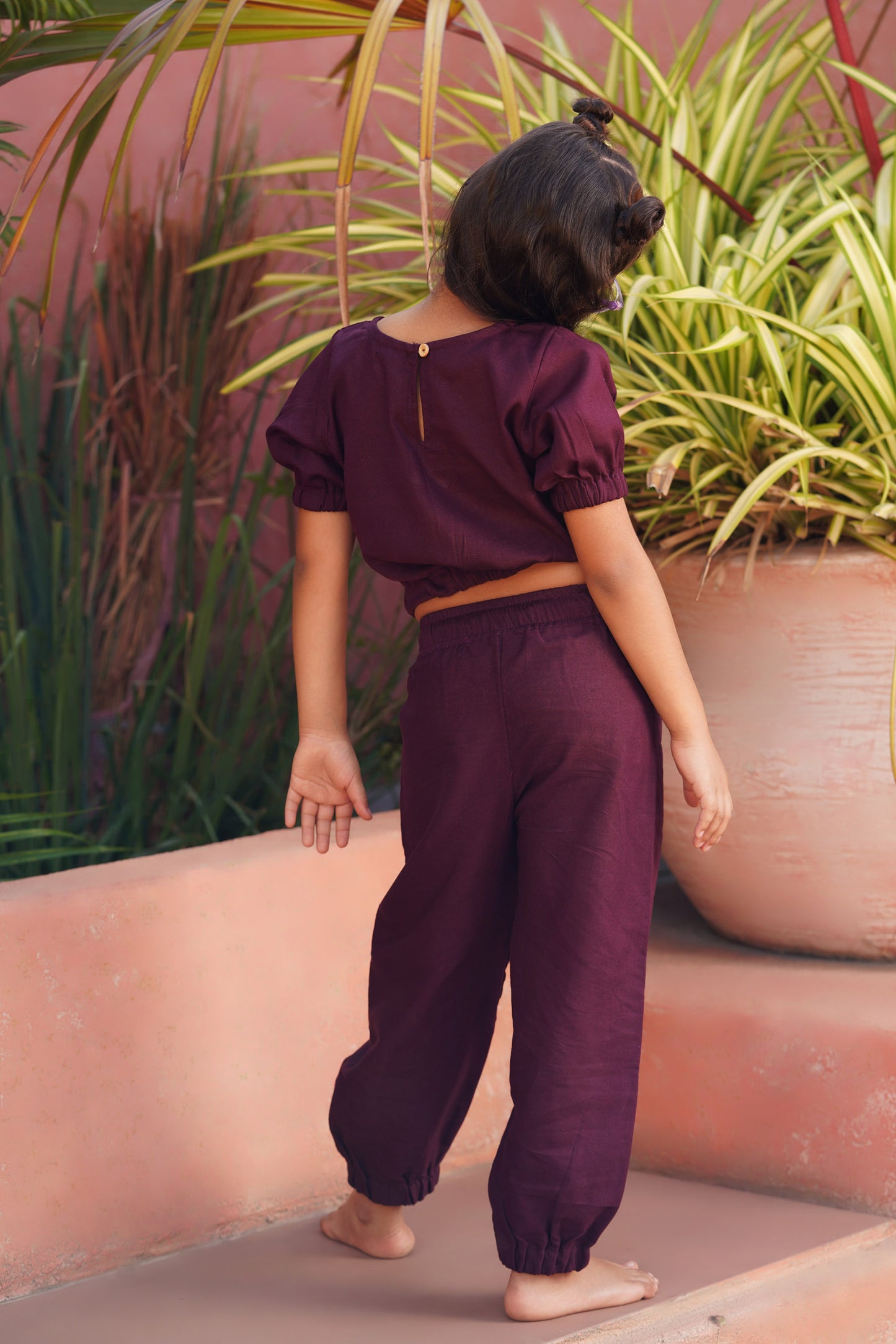 Joggers Co-Ord Set - Wine