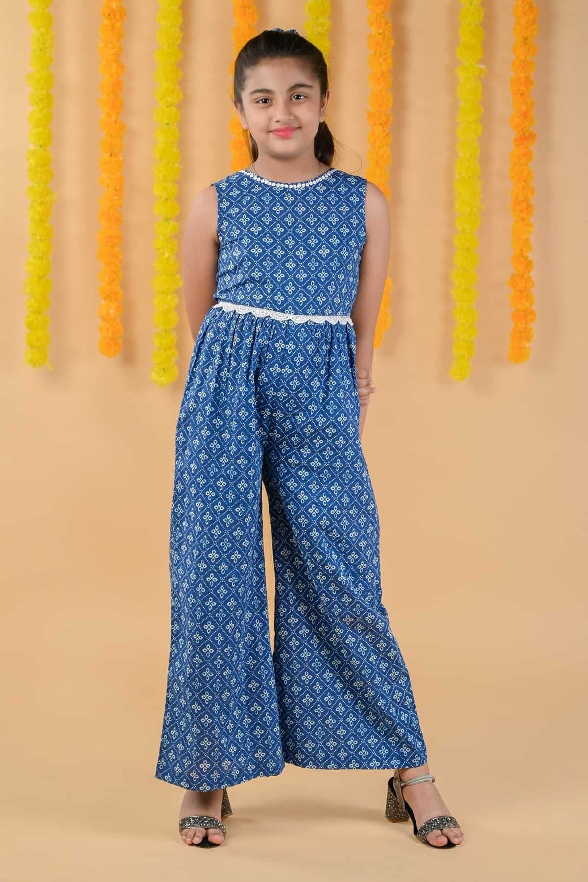 COTTON SHARARA JUMPSUIT