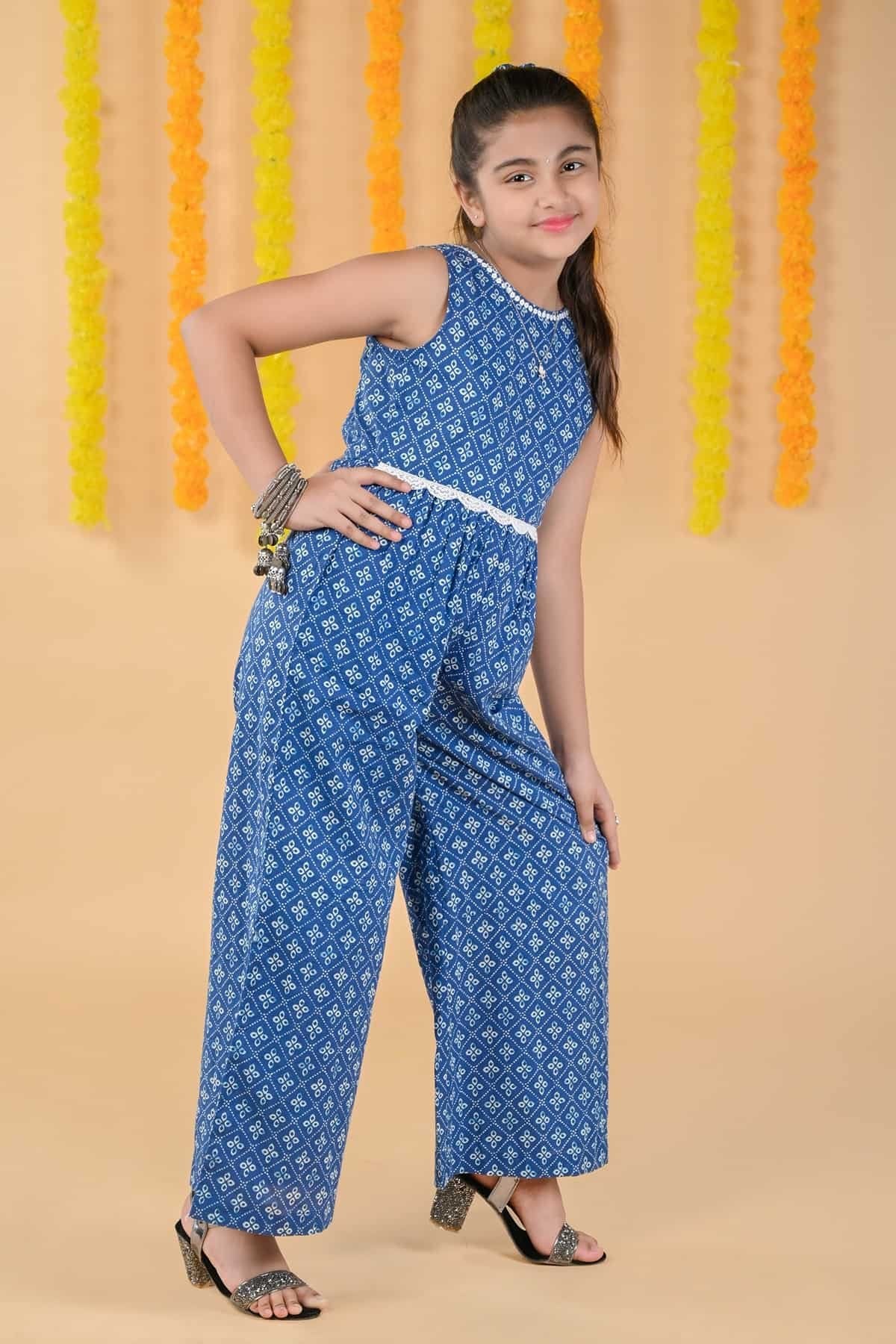 COTTON SHARARA JUMPSUIT