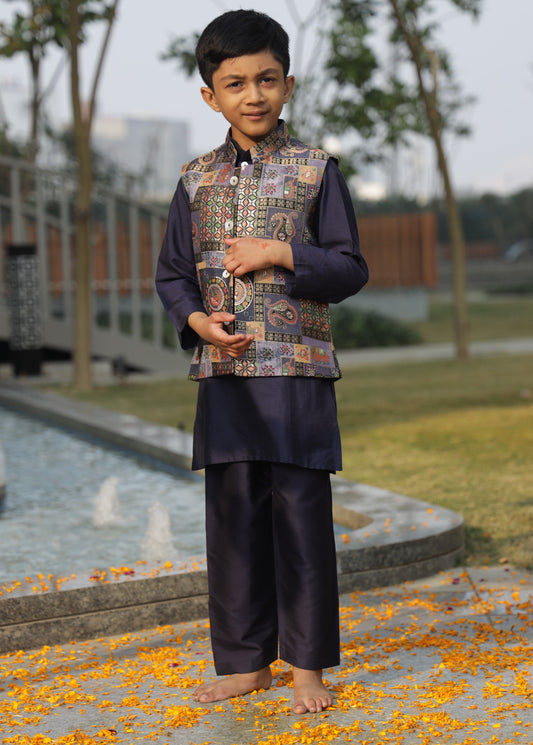 Kurta Pajama With Nehru Jacket