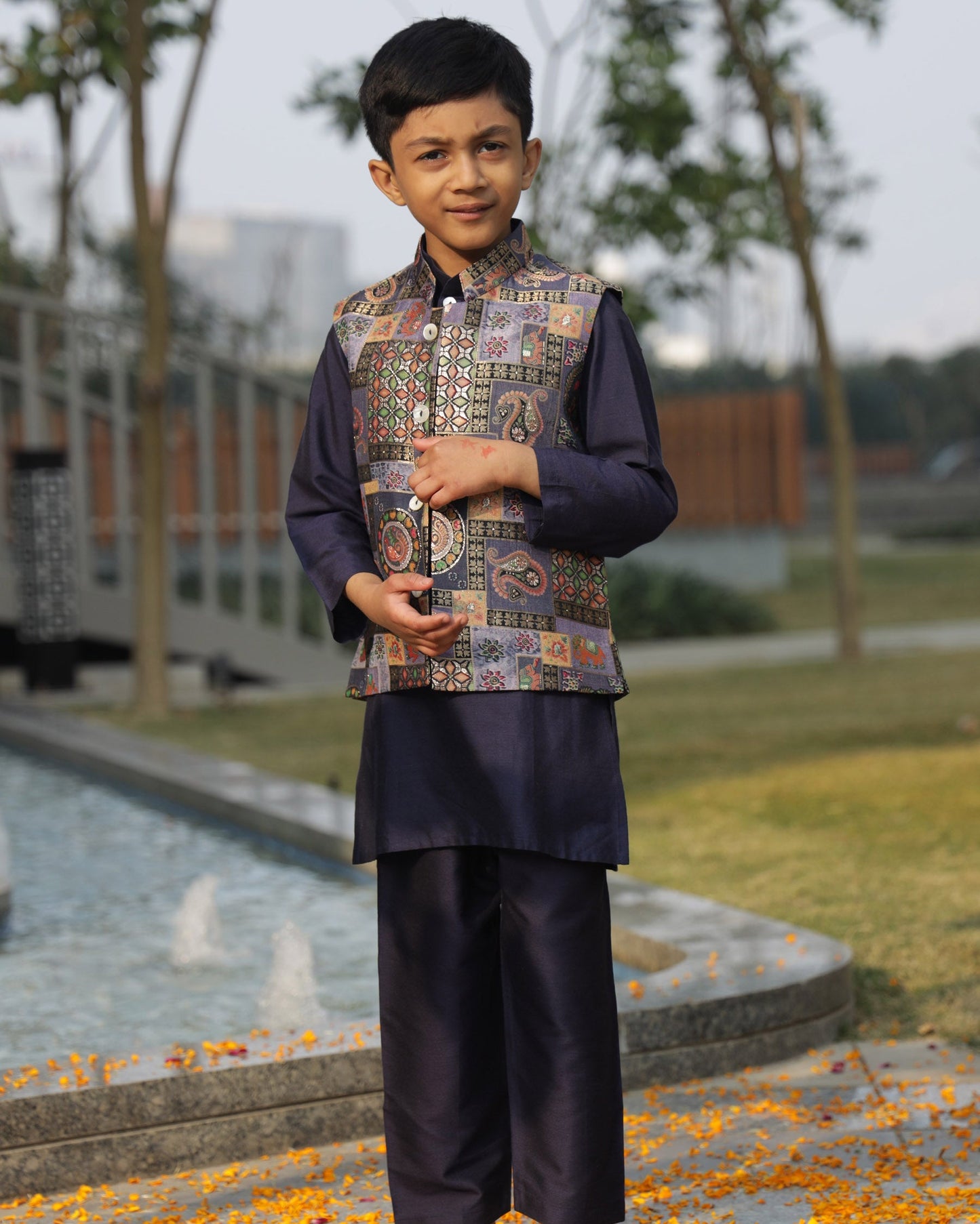 Kurta Pajama With Nehru Jacket