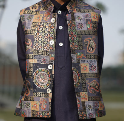 Kurta Pajama With Nehru Jacket