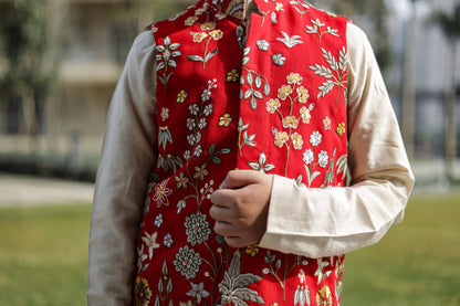 Kurta Pajama With Nehru Jacket