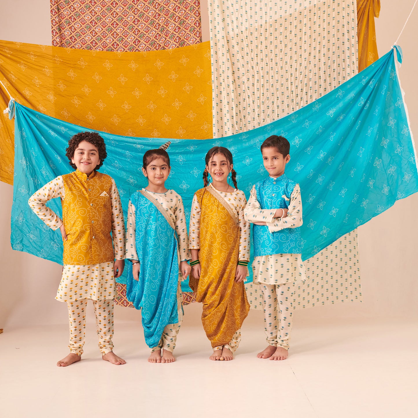 BOY BANDHANI 3PC  BANDI SET