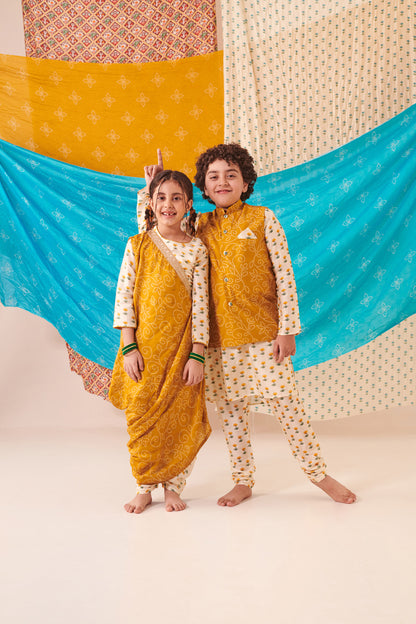 BOY BANDHANI 3PC  BANDI SET