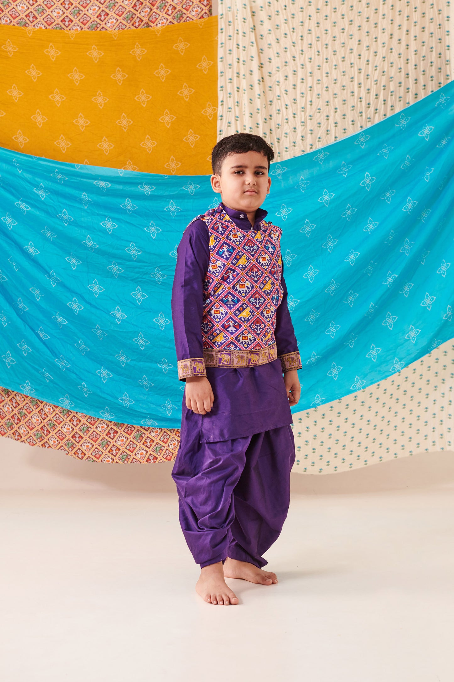 BOY PATOLA 3 PC BANDI  SET