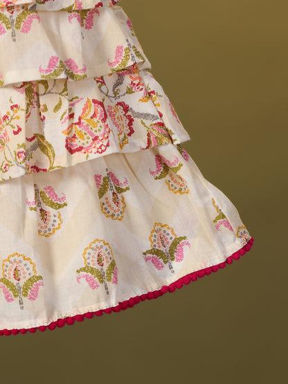 Floral Tiered Frock