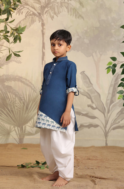 BOY ELEPHANT DHOTI SET
