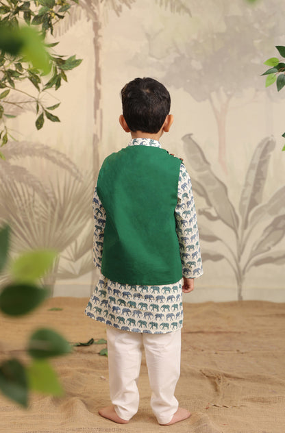 BOYS ELEPHANT 3PC BANDI SET