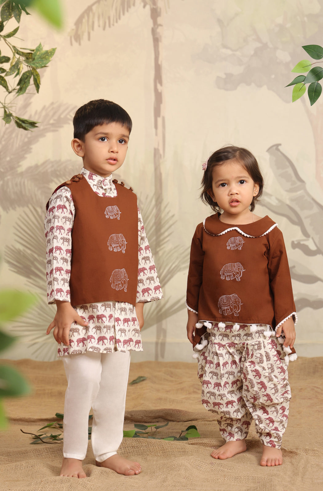 BOYS ELEPHANT 3PC BANDI SET