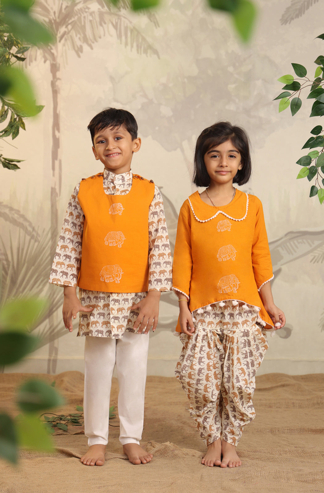 BOYS ELEPHANT 3PC BANDI SET